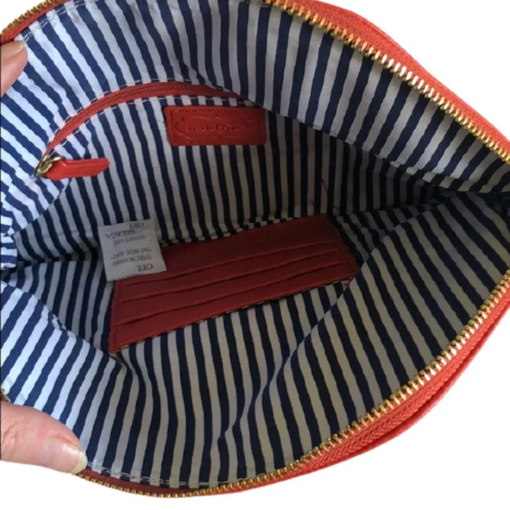 MUD PIE CORAL FOLD OVER CLUTCH WRISTLET